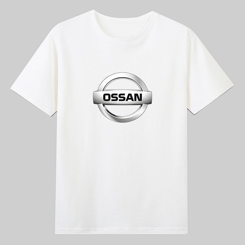 ossan趣味日语梗大叔恶搞logo短袖T恤夏季纯棉半袖日系潮小众男女
