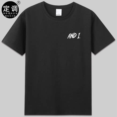 and1钱德勒chandler老友记同款美剧Friends短袖棉字母印花t恤衣服
