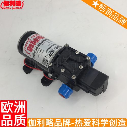 30w喷雾22喷雾微型高压水220洗车24v电动隔膜泵器 伽伍