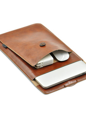 定制 苹果MacBook Air 13.3保护套Pro 13 15.4寸内胆包Mac12皮套