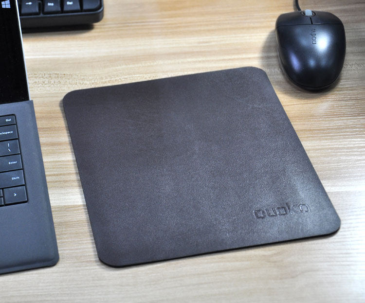 CLEVER SHELL CUSTOM MICROFIBER LEATHER SOLID COLOR GAME MOUSE PAD CAN BE ENGRAVED LOGO