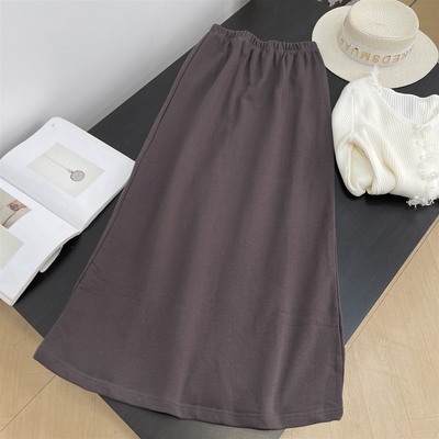 夏日绝美半身裙女2025新款高腰A字包臀鱼尾裙K#16