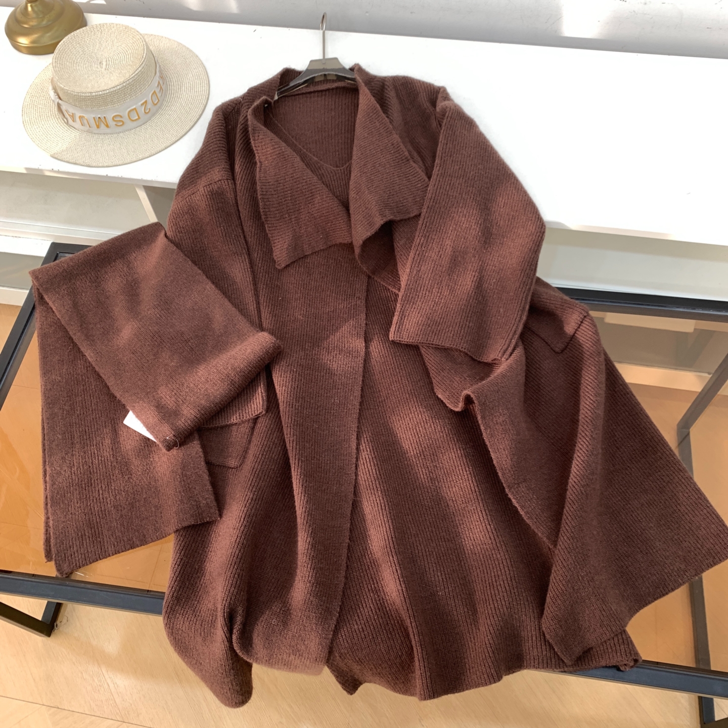 秋季新款三件套修身显瘦吊带裙时尚长款外套披肩J#28