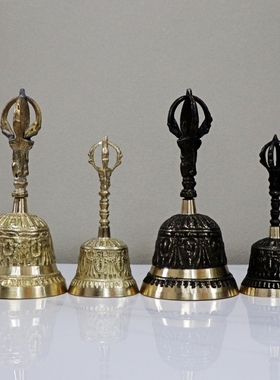 手摇铃铛纯铜金刚铃铛摇铃