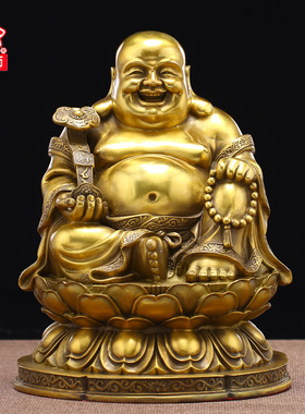 纯铜客厅风水阿弥陀佛像