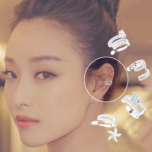 耳骨夹女耳廓夹耳夹无耳洞仙气森系超仙耳饰小耳骨环夹侧耳骨耳环