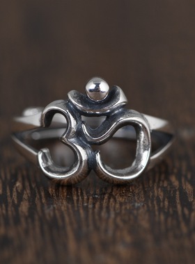 古银铺S925复古泰银工艺开口女款