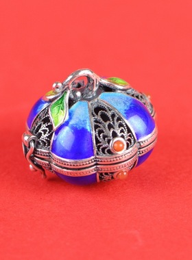 香薰银吊坠金鹿王纯银女款