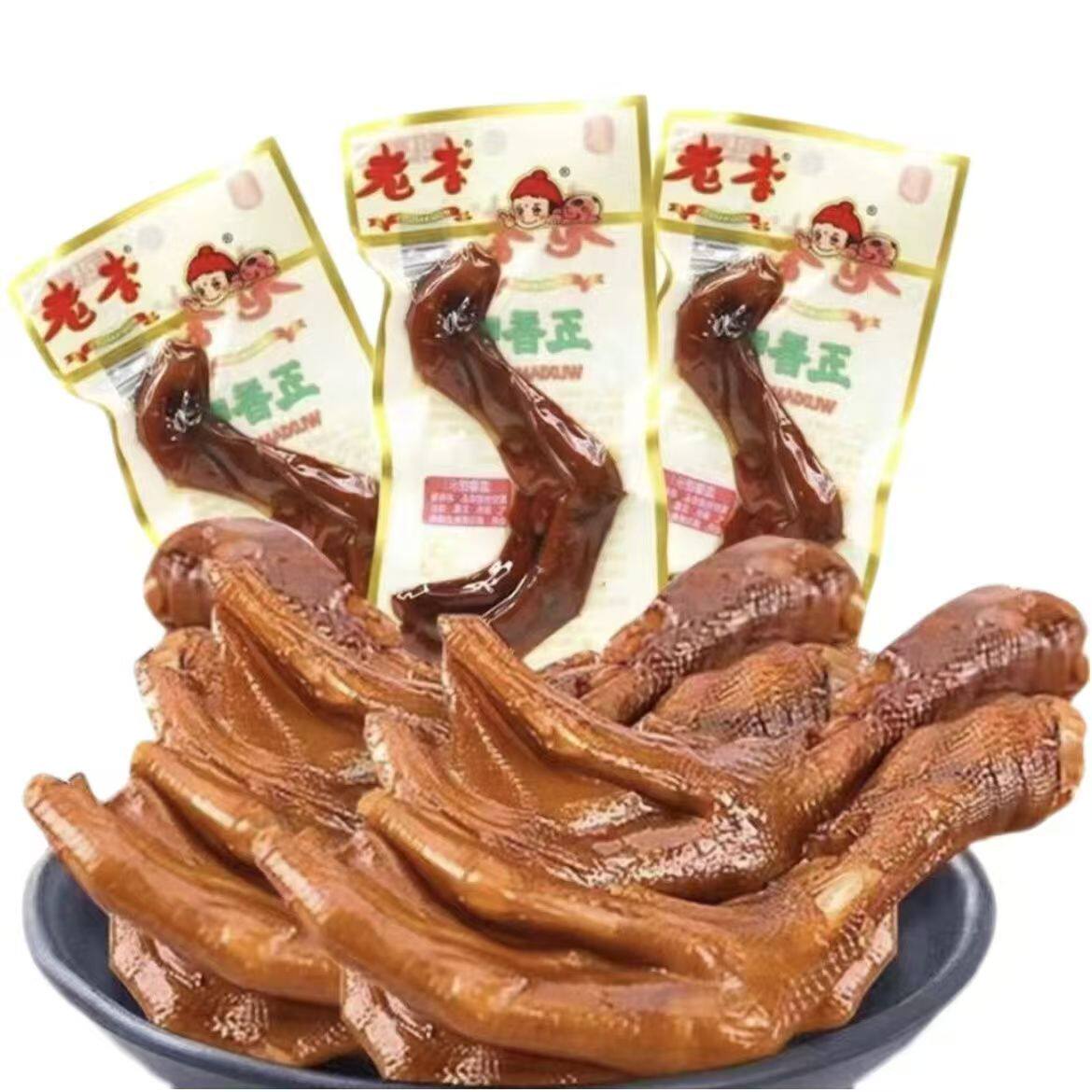 脆皮鸭掌独立小包装香辣酱