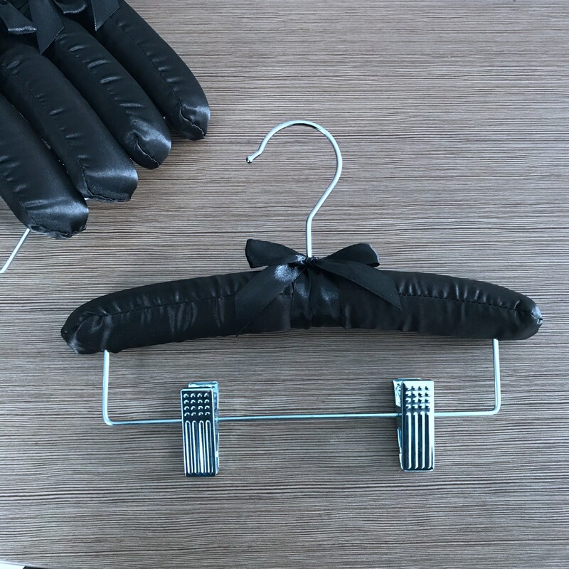 儿童无痕包布衣架裤架童装布艺裤夹装裤挂宝宝裙夹衣服挂衣服撑子