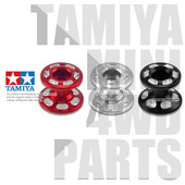 正品 12mm二段CNC加工田宫四驱车配件镂空轻量化铝边导轮