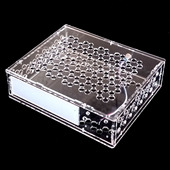 全透明亚克力有机玻璃个性 DIY显核便携PC主板电脑箱 水晶机箱