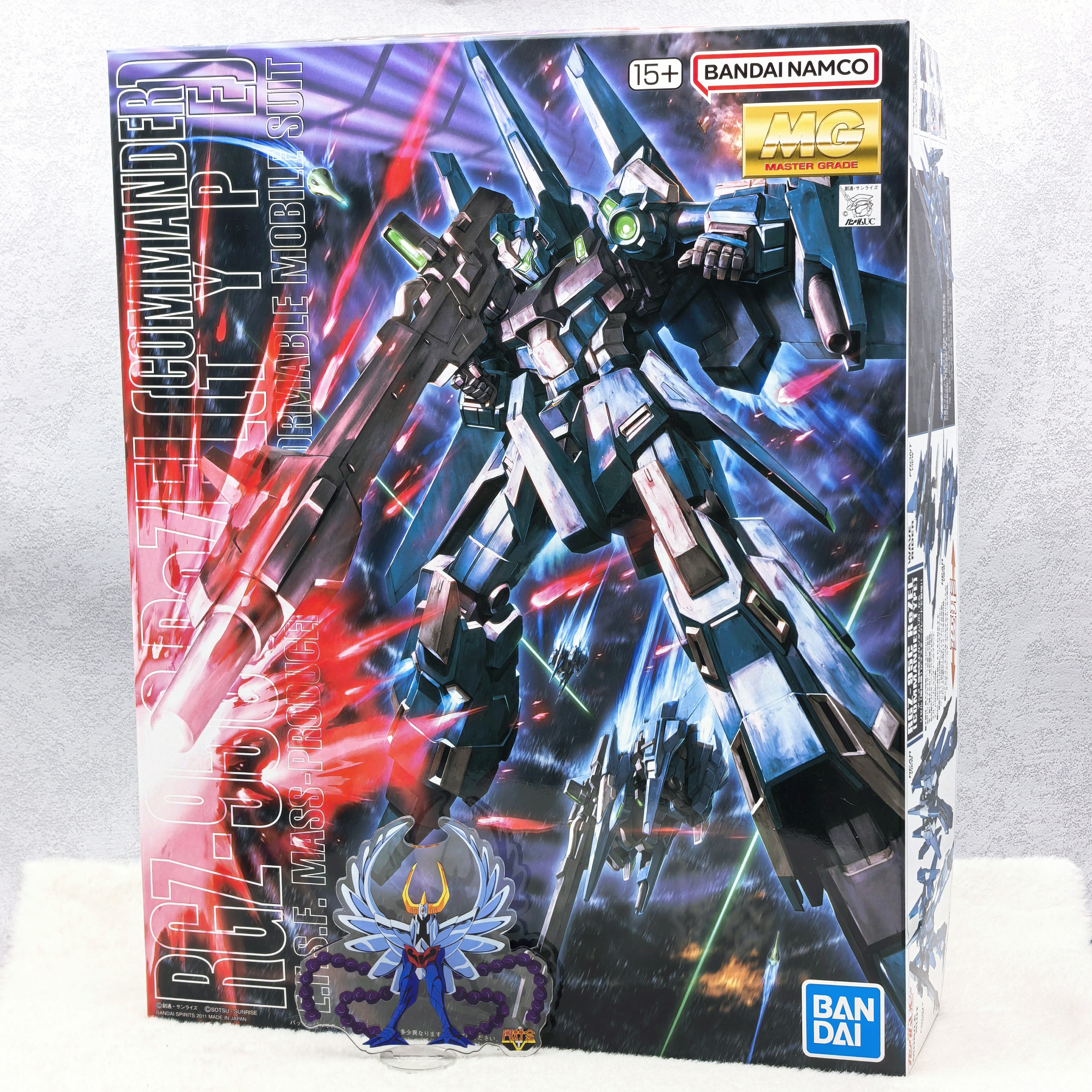 有货 万代 MG 1/100 里歇尔队长机 RGZ-95C ReZEL 拼装模型