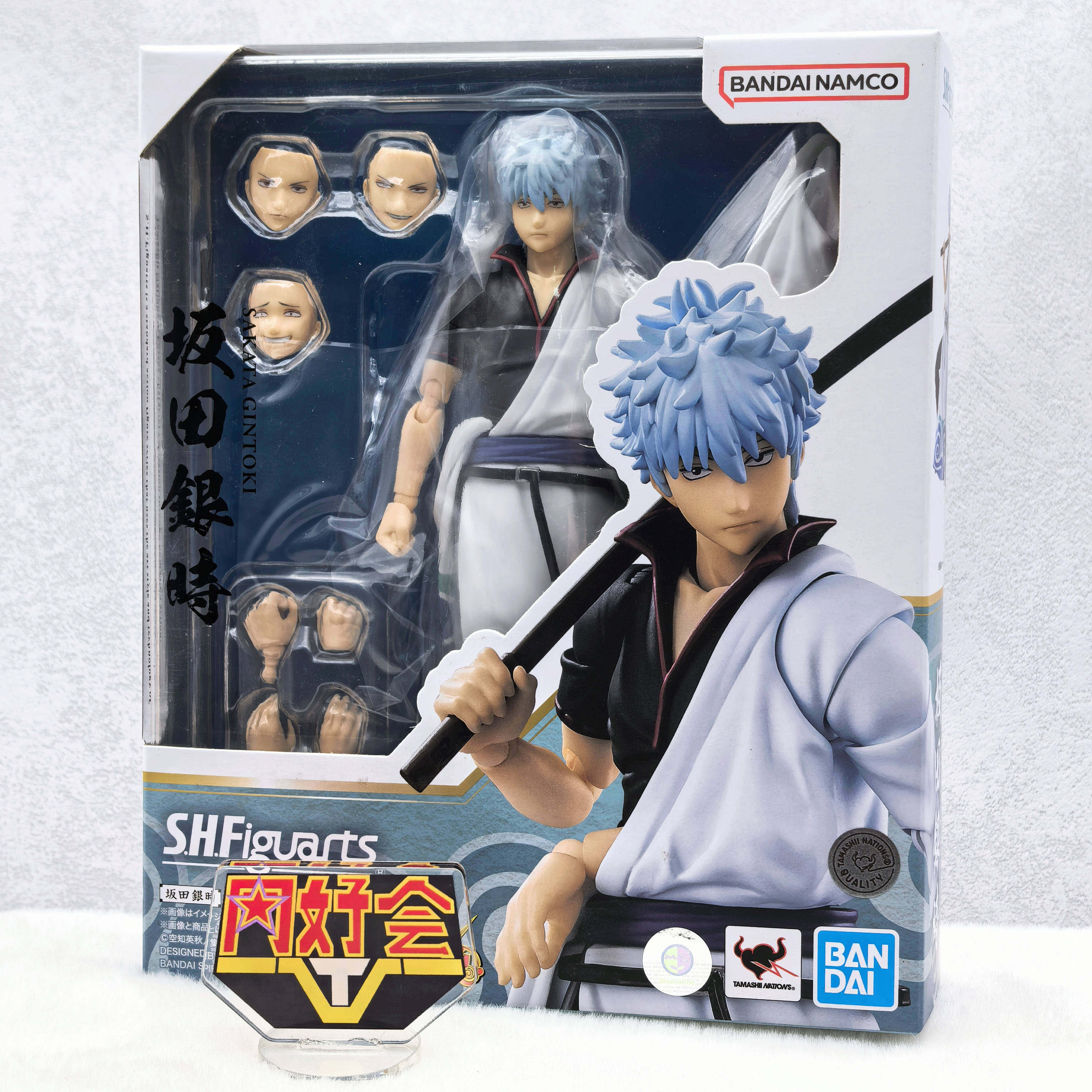 有货 万代 SHF 银魂 坂田银时 白夜叉 银蛋洞爷湖 可动手办