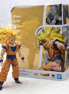 有货 万代 SHF 龙珠Z 超三孙悟空 卡卡罗特 超级赛亚人3 超3 手办
