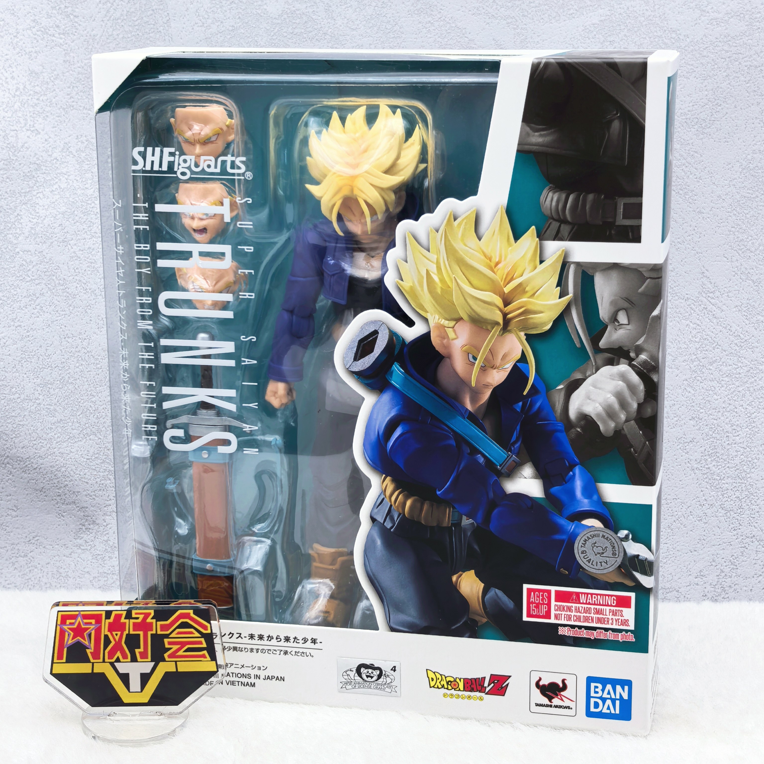 有货 万代 SHF 龙珠Z 特兰克斯 大特 来自未来的少年 可动 - 实物图
