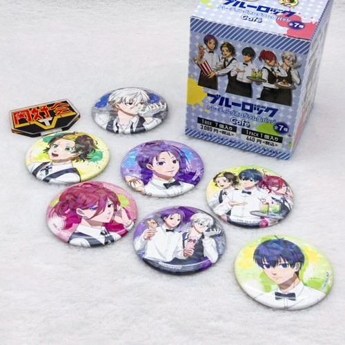 有货 MUZZLE 蓝色监狱 咖啡厅 服务生 闪吧唧 蓝锁 徽章 周边谷子