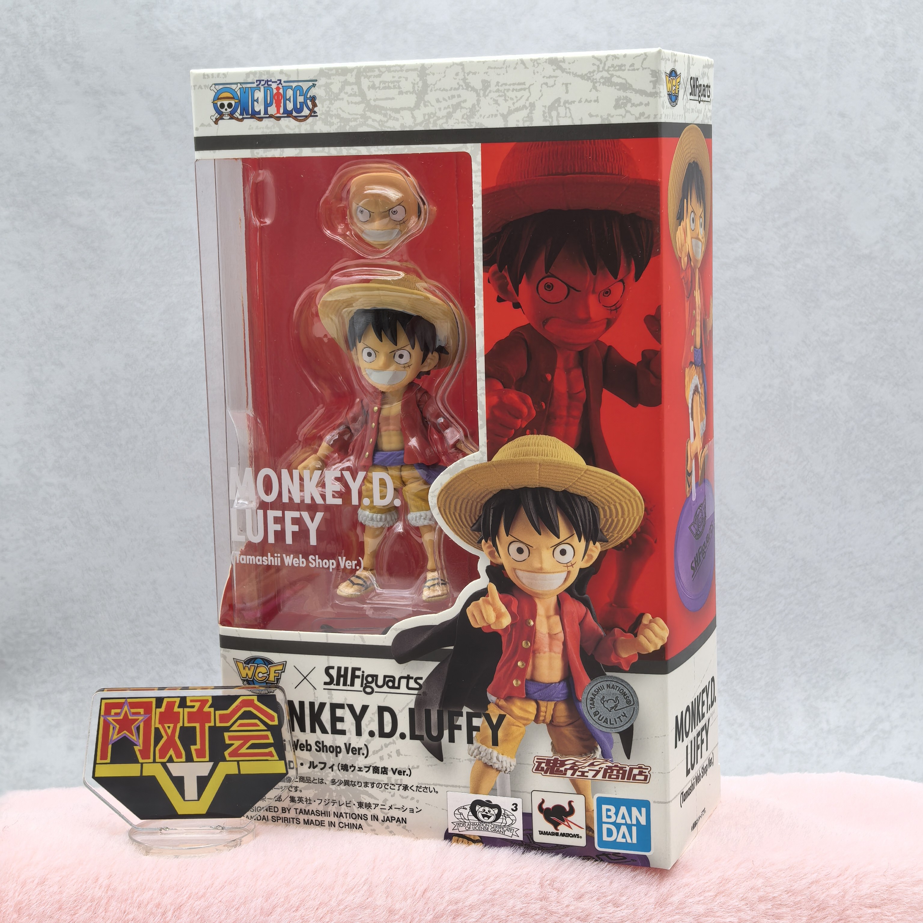 有货 万代 魂限 SHF WCF 海贼王 Q版 蒙奇 d 路飞 鲁夫 可动手办