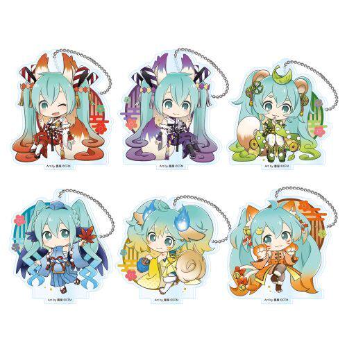 初音未来百鬼夜行亚克力挂件