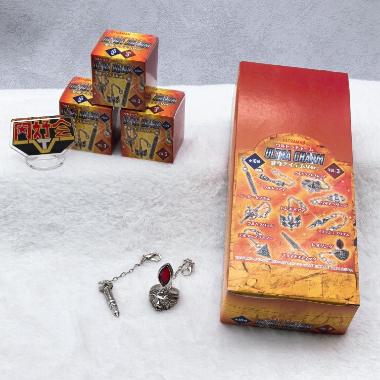 有货 M78 奥特曼 昭和 合金变身道具 金属 挂饰 吊坠 雷欧 第三弹