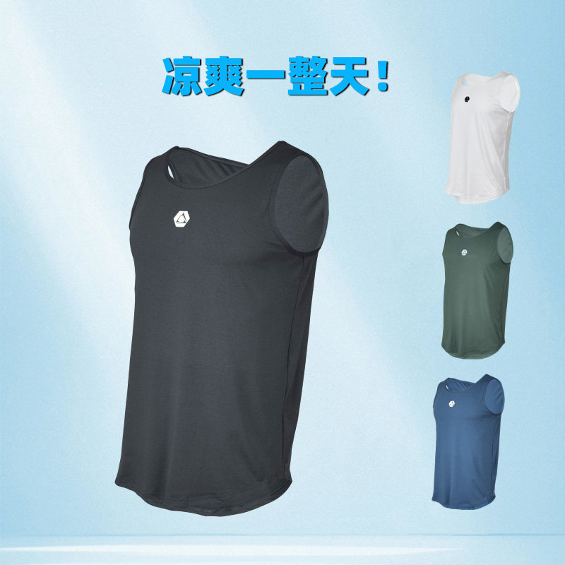 健身背心男马拉松田径运动衣夏季
