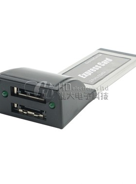 EXPRESSCARD转ESATA 笔记本ESATA 笔记本二代扩展ESATA 34MM