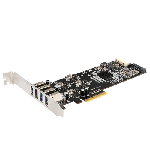 20G独立4通道USB3.0扩展4口5G全速PCIe转usb3.1转接卡NFC-D720201