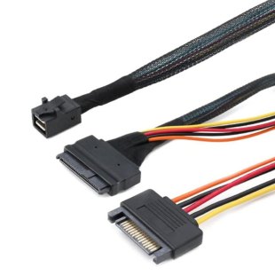 MINI SAS HD M.2转U2 SAS SFF-8643转SFF-8639 NVME转接卡