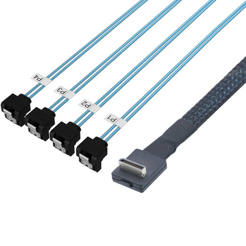 OCuLink转90度sata硬盘连接线