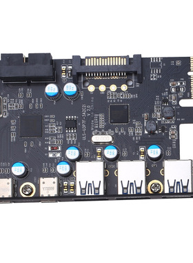 pcie USB3.0 3口+3.0 转接卡 MAC SATA接口 2口 type-c