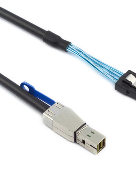 Mini SAS SFF-8644转SFF-8087 阵列柜服务器 硬盘数据线 2米3米