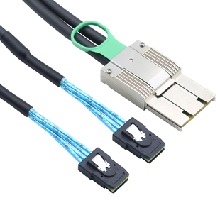 PCIE MINI SAS SFF-8088 8X I/O 68P转2个SAS 8087 36P 4X连接线