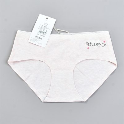 精品纯棉三角裤内裤女L82852中腰提臀透气抗菌裤头四季款内搭短裤