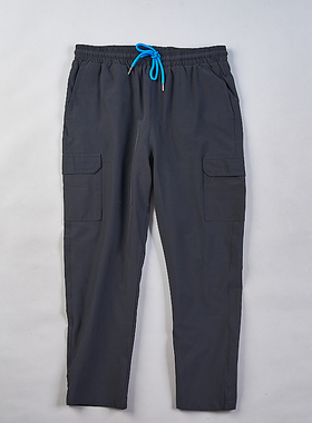 出口日本专业运动休闲裤男女9.24H80506轻便防风速干多口袋工装裤