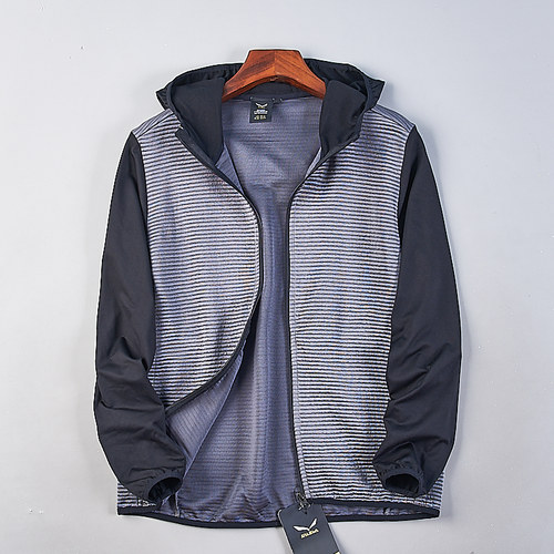 春秋休闲运动连帽长袖上衣