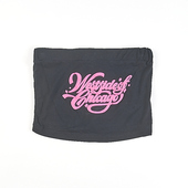 纯棉印花甜美内搭打底衫 性感甜辣妹抹胸短款 背心女H83448夏季 裹胸