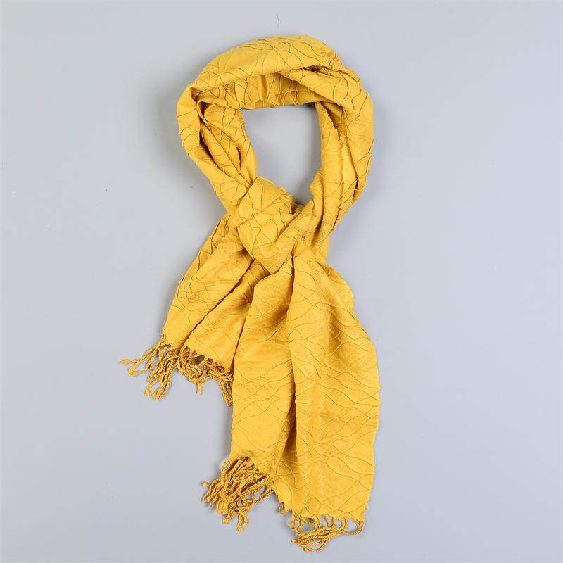 113秋冬新款保暖加长加宽流苏围巾围脖男女80568舒适绵绸复古披肩