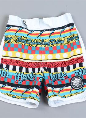 215男女儿童装印花短裤子80650休闲直筒裤春夏宝宝时尚百搭沙滩裤