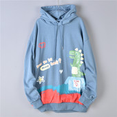 328连帽衫 套头卫衣男女73646卡通印花宽松舒适春秋休闲学院潮外套
