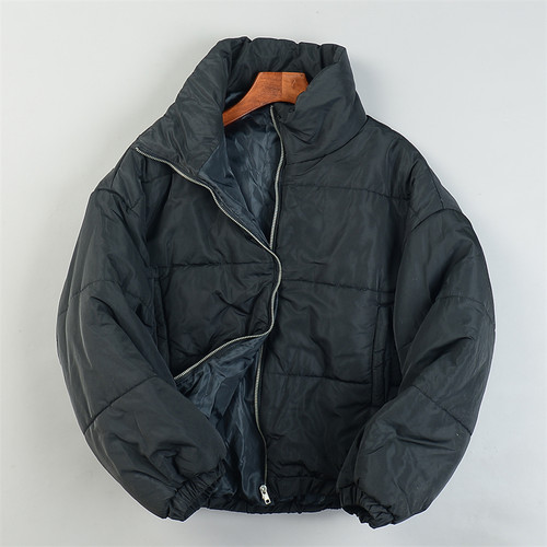 日单宽松短款棉衣面包棉服女L85411防风保暖高立领秋冬季夹棉外套