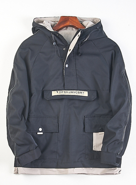 户外潮流防风防水冲锋衣男女5.13H82467春秋连帽宽松休闲夹克外套