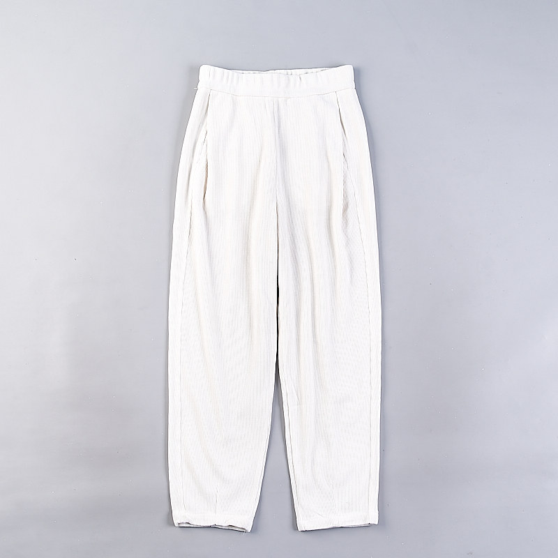 复古灯芯绒休闲裤纯色八九分裤