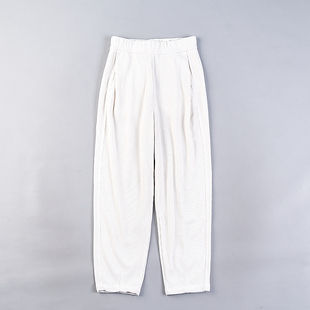 621复古雪尼尔老爹裤 潮 女78833夏秋宽松高腰显瘦小个子九分灯笼裤