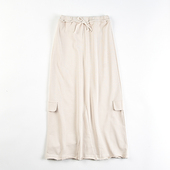 韩版 纯色松紧高腰系带长裙4.22H82397春夏复古显瘦棉毛圈半身裙子