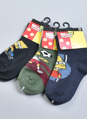228外贸四季百搭幼儿童袜子31454男女童宝宝舒适透气卡通中筒棉袜