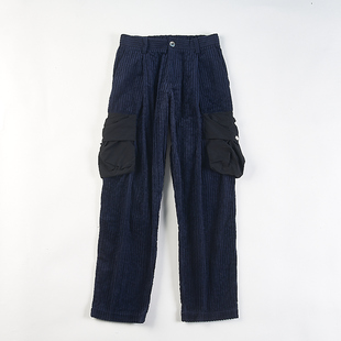 裤 工装 多口袋设计感潮男工装 男12.30H85488春秋季 风灯芯绒休闲裤