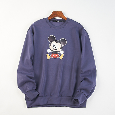 外贸韩版卡通印花长袖T恤女