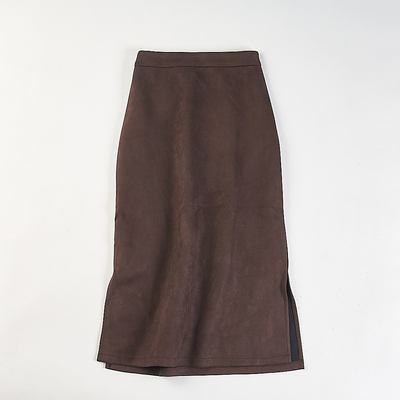 外贸韩版麂皮绒半身裙女