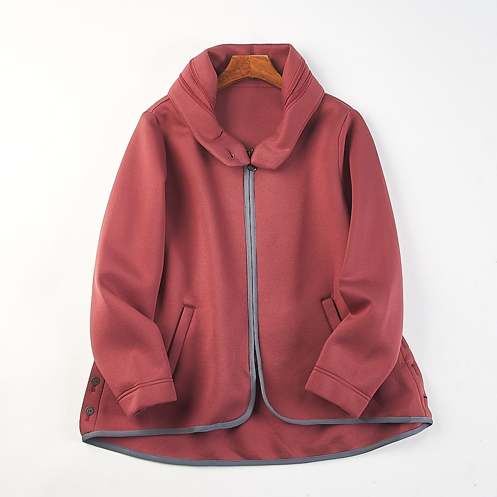 日单大码女装休闲拉链开衫短外套女H83152秋冬宽松显瘦太空棉夹克,女装/女士精品,短外套,淘宝优惠券,粉丝福利购,淘宝优惠卷