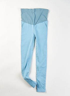 孕妇护士裤可调节松紧腰打底裤H85021春夏全托腹弹力修身显瘦长裤